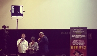 John Maclean presentando la película durante el preestreno organizado por Días de Cine.